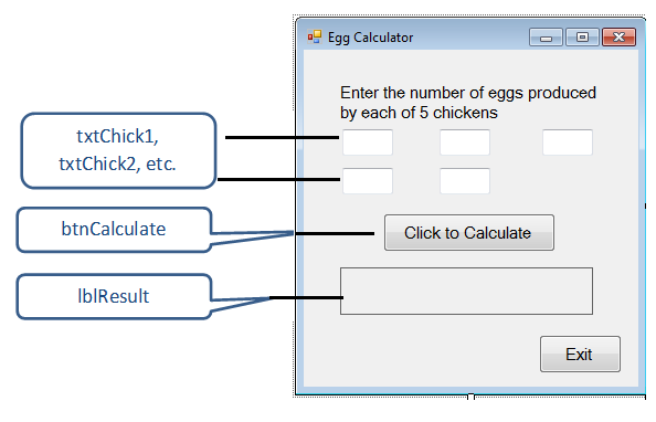 Egg calculator 1